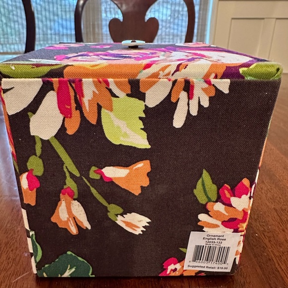 English Rose Vera Bradley Holiday Ornament - Picture 3 of 7